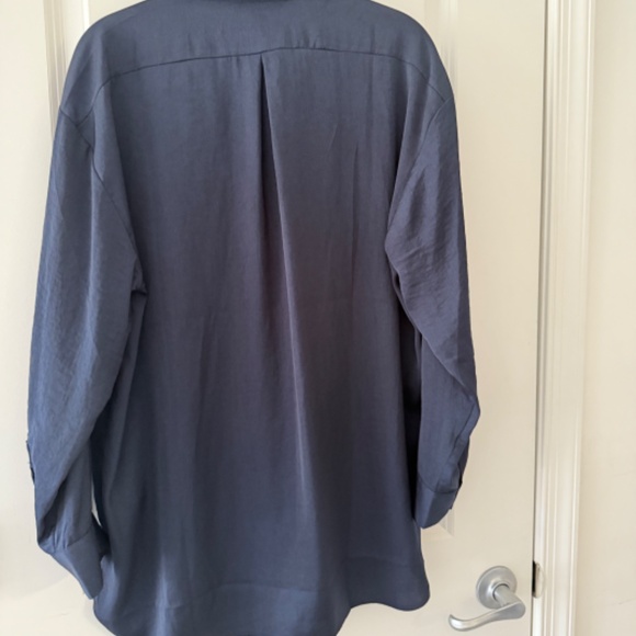 NWT womens blouse (navy blue) - Picture 2 of 7
